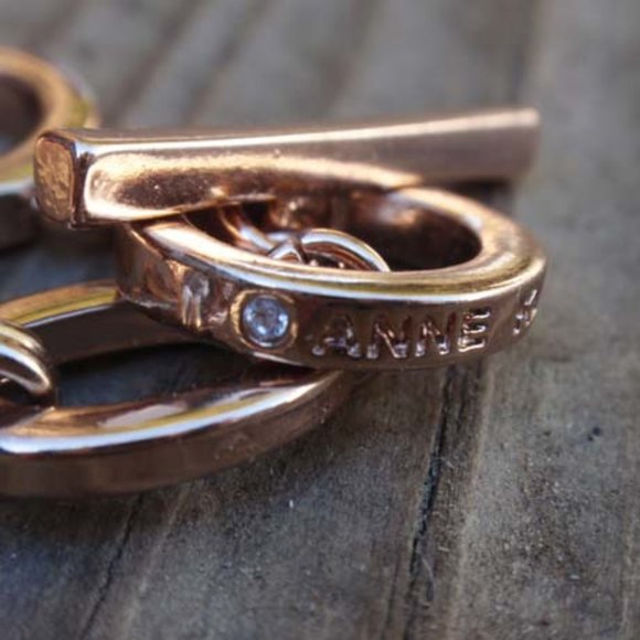 Anne Klein vintage Rose Pink necklace and bracelet - Picture 4 of 5